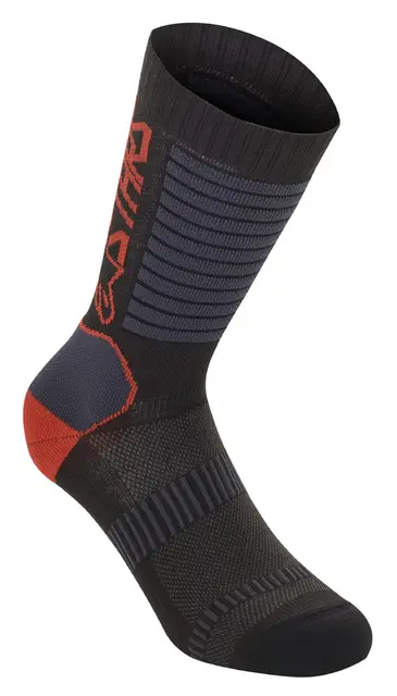 Alpinestars Paragon Lite 19 Sokker Rød Large, 44-47, 19cm høy 