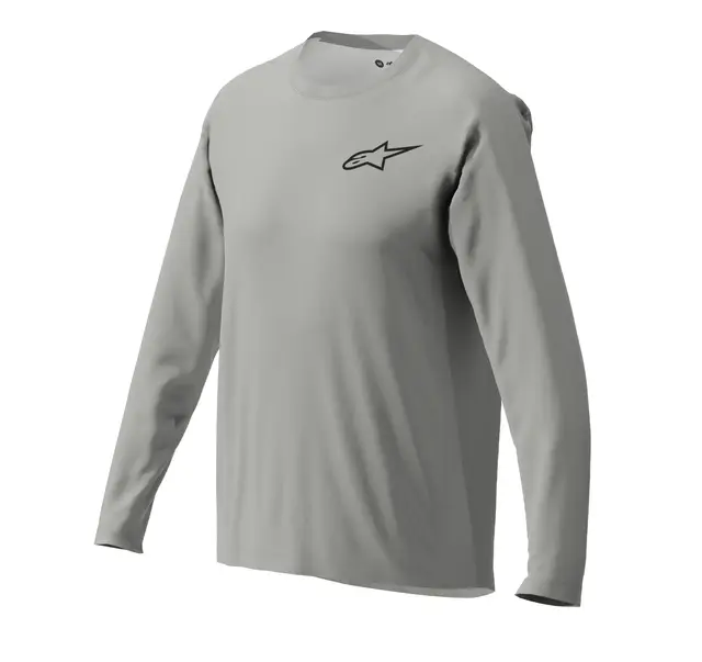 Alpinestars A-Dura Air LS Trøye Small, Grå, Regular Fit 