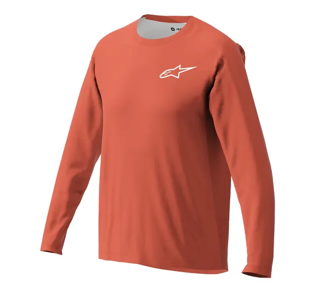 Alpinestars A-Dura Air LS Trøye Small, Rød, Regular Fit 