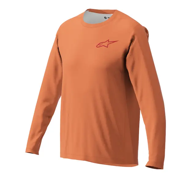 Alpinestars A-Dura Air LS Trøye Small, Oransje, Regular Fit 