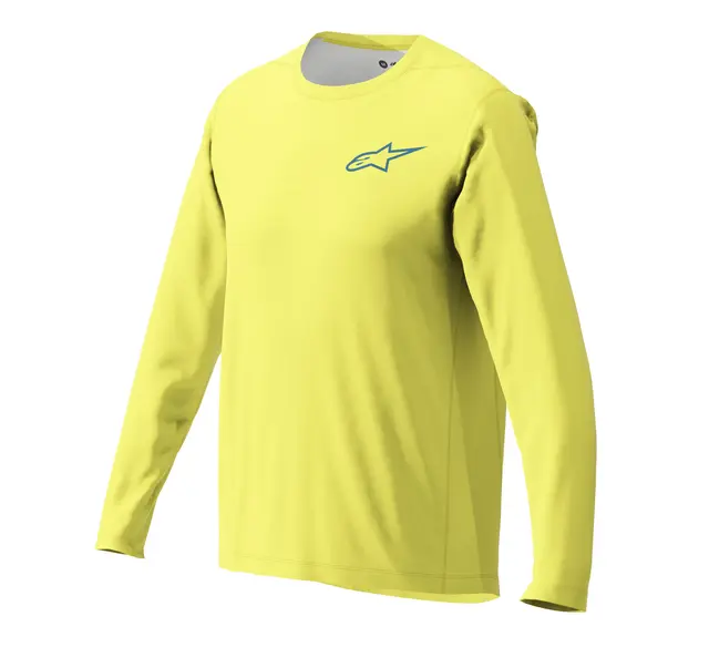 Alpinestars A-Dura Air LS Trøye Small, Gul, Regular Fit 