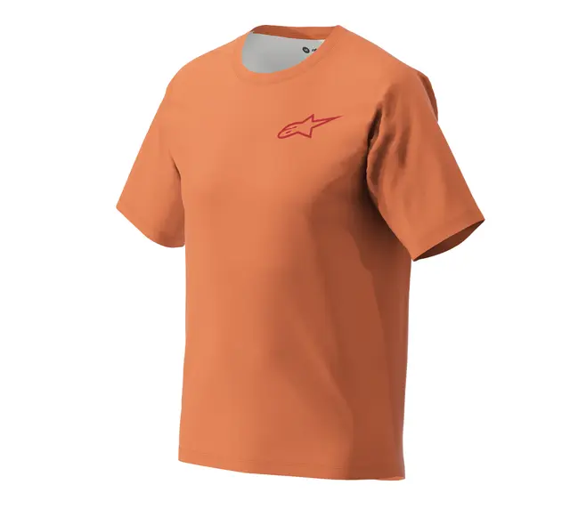 Alpinestars A-Dura Air SS Trøye Small, Oransje, Regular Fit 