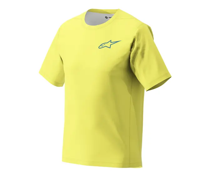 Alpinestars A-Dura Air SS Trøye Small, Gul, Regular Fit 