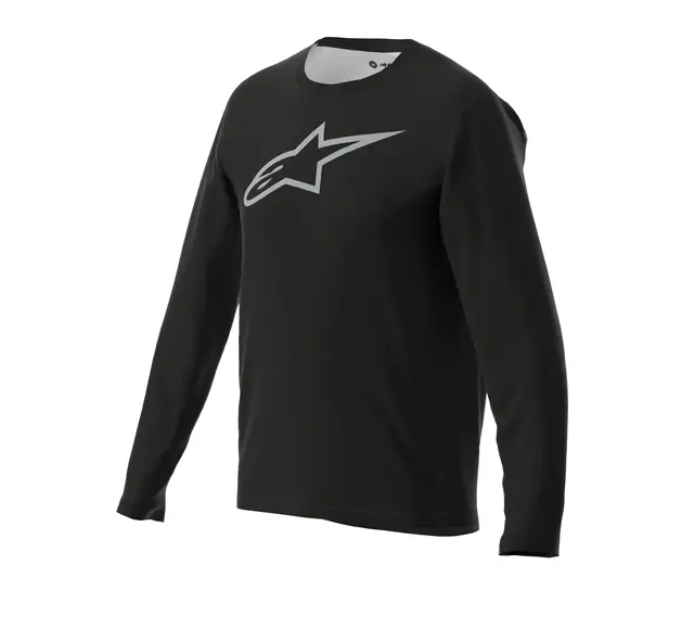 Alpinestars A-Dura Ride LS Trøye Small, Sort, Regular Fit 