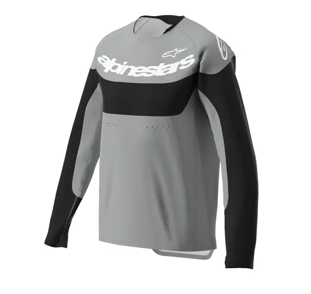 Alpinestars A-Dura Race LS Trøye Small, Grå, Regular Fit 