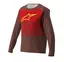 Alpinestars A-Dura Elite Blocked Trøye Small, Bordeaux, Regular Fit 