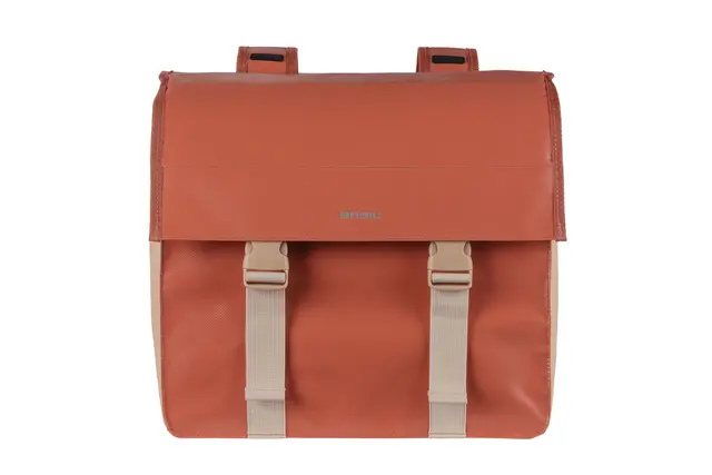 Basil Urban Load Sideveske Sett Terra Rød, 48-53l, Universal Bridge 