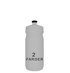 EUB Max 600 Custom Flaske 600ml, 2-farget, egendesignet trykk