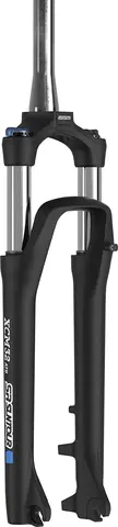 SR Suntour XCM32 27.5" Gaffel 100mm, Lockout, Tapered, Fjær, 9x100