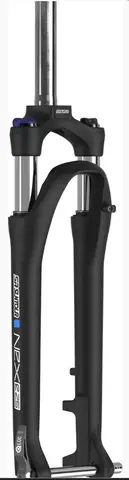 SR Suntour NEX-E25 28" Gaffel ebike, 63mm, Lockout, 1 1/8",Fjær,15x100