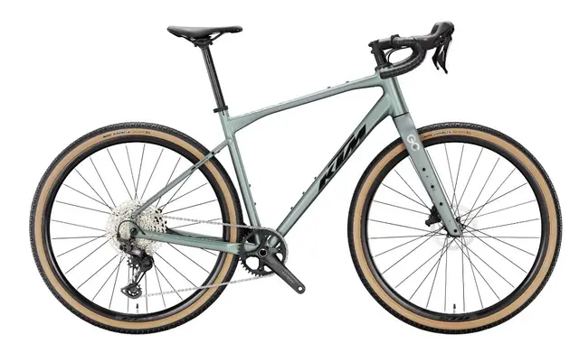 KTM Gravelator 15 XS/49, Blå/Grønn Matt, 6 