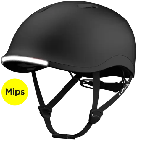 Lumos Nyxel MIPS Sort Hjelm M, 56LED, Blinklys, 55-59cm