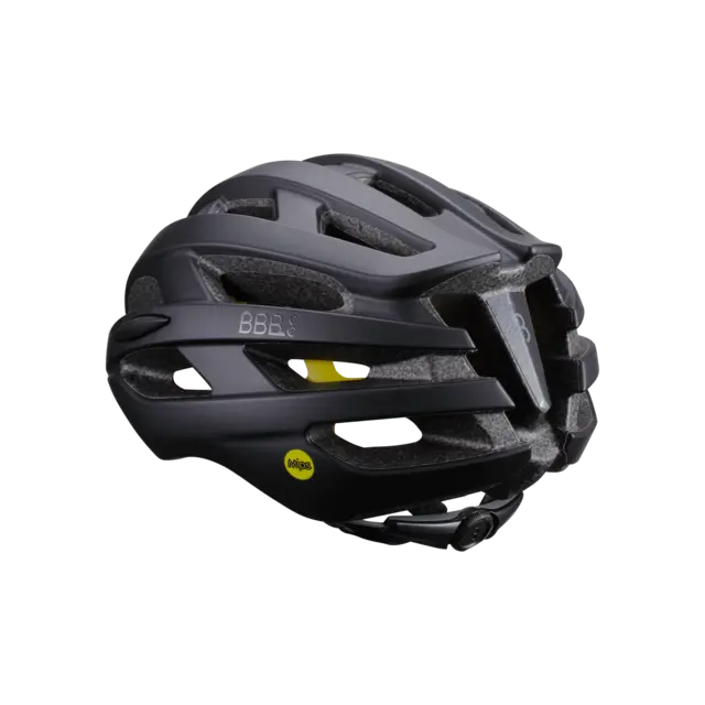 BBB Hawk MIPS BHE-153 Hjelm Sort M 21 Luftehull, 54-58cm 