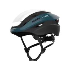 Lumos Ultra Blå/Hvit Hjelm M/L 94LED, Blink, 54-61cm