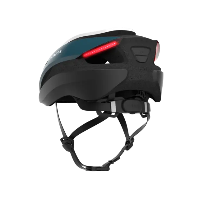 Lumos Ultra Blå/Hvit Hjelm M/L 94LED, Blink, 54-61cm 