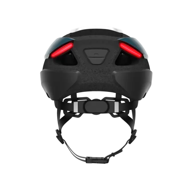 Lumos Ultra Blå/Hvit Hjelm M/L 94LED, Blink, 54-61cm 