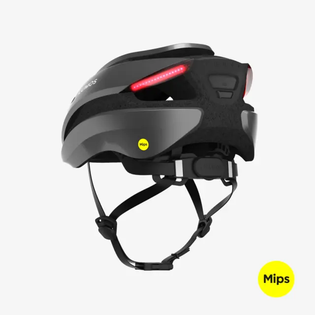 Lumos Ultra MIPS Grå Hjelm med Lys  M/L 94LED, Blink, 54-61cm 