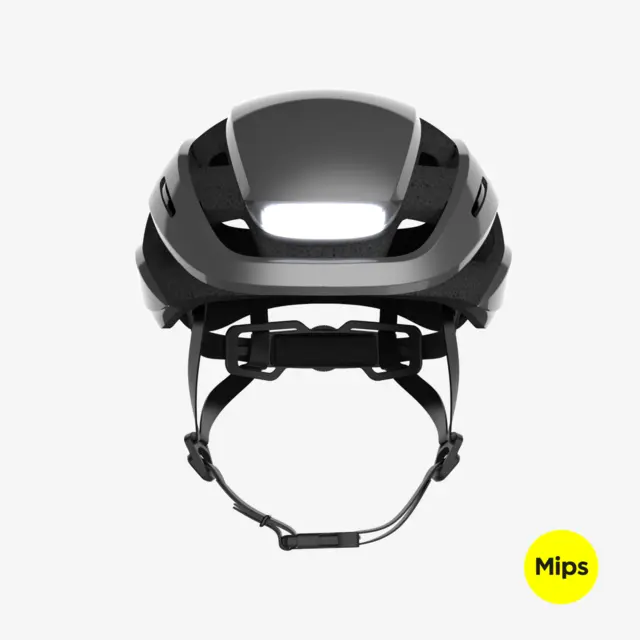 Lumos Ultra MIPS Grå Hjelm med Lys  M/L 94LED, Blink, 54-61cm 