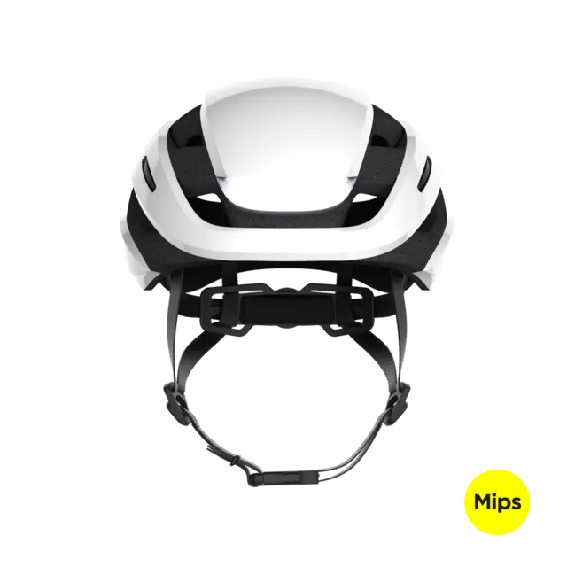 Lumos Ultra MIPS Hvit Hjelm med Lys M/L 94LED, Blink, 54-61cm 