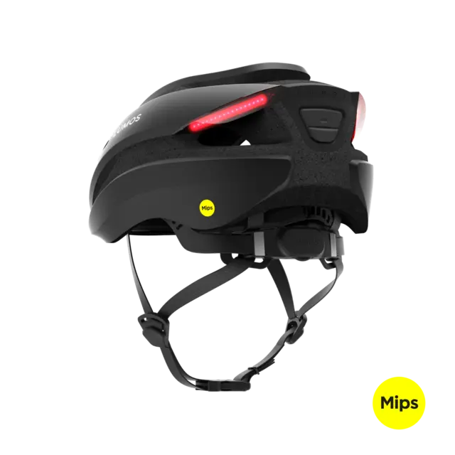 Lumos Ultra MIPS Sort Hjelm med Lys S 94LED, Blink, 51-55cm 