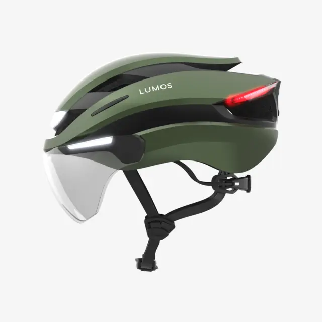 Lumos Ultra E-Bike Hjelm M/L, 132LED, Lys/Blink, 54-61cm 