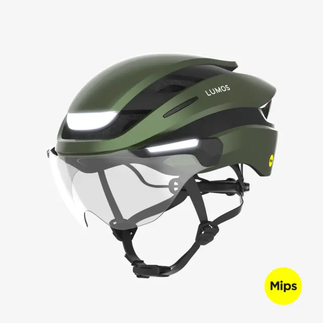 Lumos Ultra E-Bike MIPS Hjelm M/L, 132LED, Lys/Blink, 54-61cm 