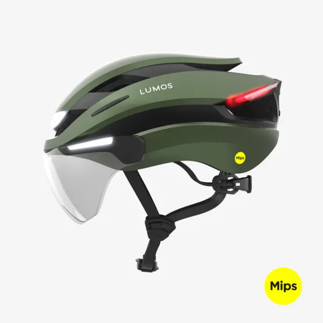 Lumos Ultra E-Bike MIPS Hjelm M/L, 132LED, Lys/Blink, 54-61cm 
