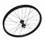 Forhjul 20"/406mm Alu Sort Enkel bunn, 100mm, fast aksling, mutter