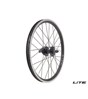LITE V-brems/DiscIS 20"/406 Forhjul Sort NEXT II felg, 5x100mm, Stikkakse