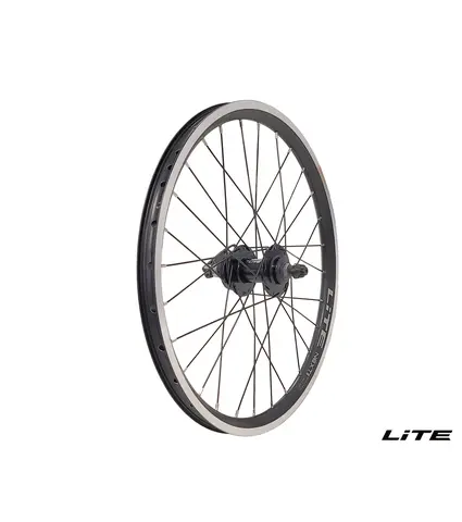 LITE V-brems/DiscIS 20"/406 Forhjul Sort NEXT II felg, 5x100mm, Stikkakse