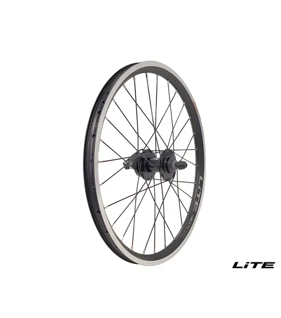 LITE V-brems/DiscIS 20"/406 Forhjul Sort NEXT II felg, 5x100mm, Stikkakse 