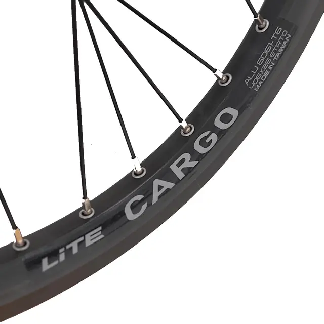 LITE CARGO Disc IS 20"/406mm Hjul DB32 Cargo felg, 3/8"x100mm fast aksling 