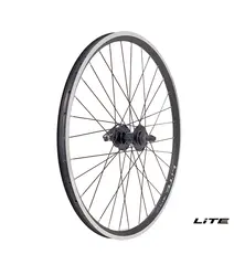 LITE V-brems/DiscIS 24"/507 Forhjul Sort NEXT II felg, 5x100mm, Stikkakse