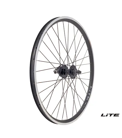 LITE V-brems/DiscIS 24"/507 Forhjul Sort NEXT II felg, 5x100mm, Stikkakse
