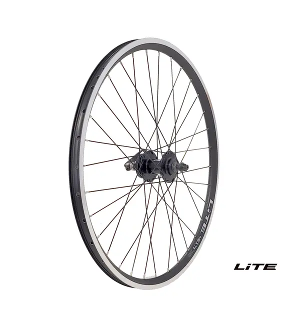 LITE V-brems/DiscIS 24"/507 Forhjul Sort NEXT II felg, 5x100mm, Stikkakse 