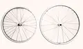 Alex V-brems 26"/559mm Sort Forhjul Enkel VP20, Stikkakse