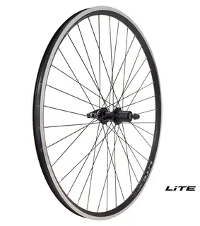 LITE V-brems/CL 28"/622 Bakhjul Sort NEXT II felg, 8/9/10/11 Boss,Stikkakse