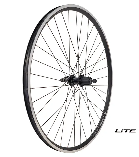 LITE V-brems/CL 28"/622 Bakhjul Sort NEXT II felg, 8/9/10/11 Boss,Stikkakse 
