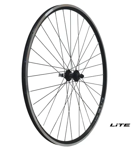 LITE V-brems/CL 28"/622 Forhjul Sort NEXT II felg, 5x100mm, Stikkakse