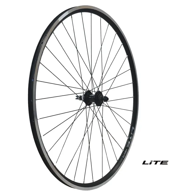 LITE V-brems/CL 28"/622 Forhjul Sort NEXT II felg, 5x100mm, Stikkakse 