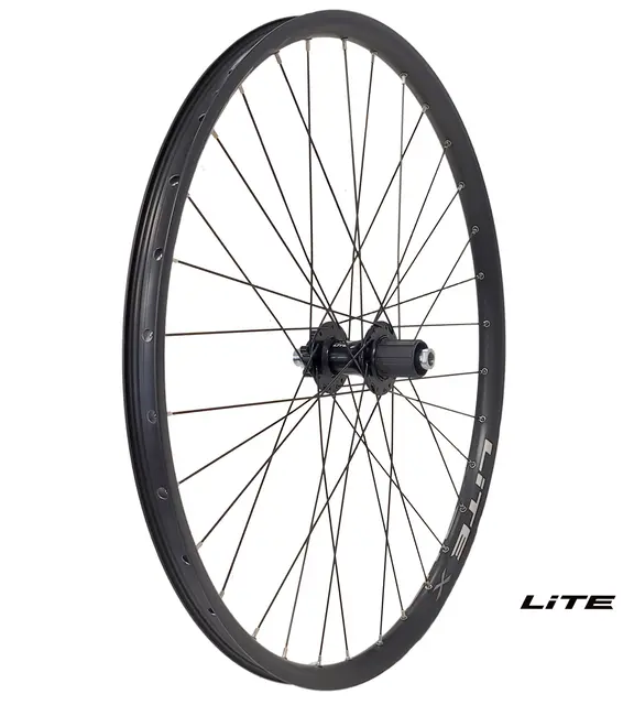 LITE Disc IS 27.5"/584 Bakhjul Sort LITE X felg, 9-11d Boss, 142x12mm,1210gr 