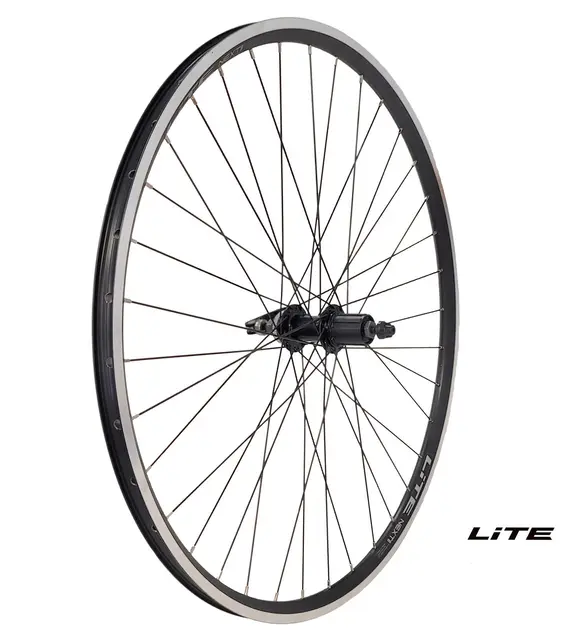 LITE V-br/CL 28"/622 DEORE Bakhjul Sort NEXT II felg, 8/9/10/11 Boss,Stikkakse 