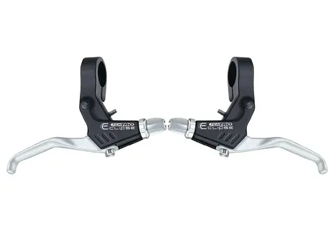 Tektro Eclipse MT2.1 Bremsehendel Sett Sort/sølv, alu, 174gr