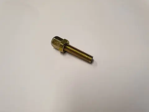 Justeringsskrue M6x26mm Gold finish, til bremsehåndtak