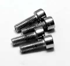 Lizard Skins Lock-on Skruer 4stk, M2.5 x 10mm