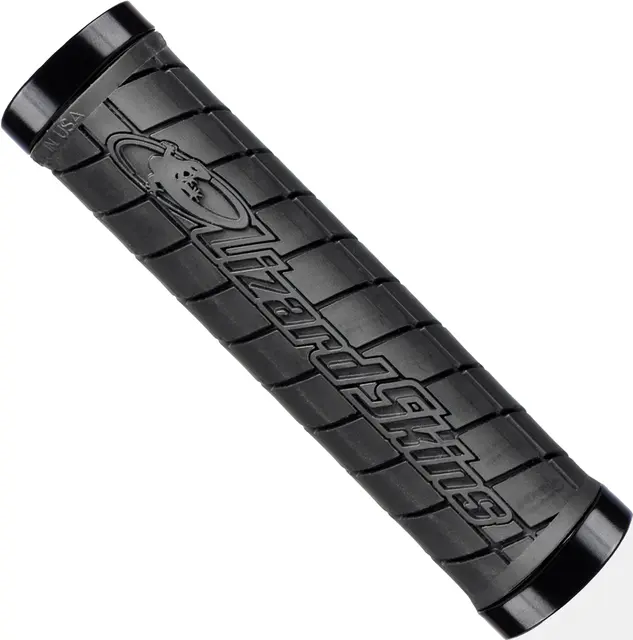 Lizard Skins Logo Lock-On Holker Sort Dobbel-Ring, 130mm, Ø31.5mm, 120gr 