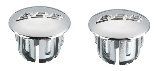 BBB End Caps BHT-90S Endepropp Sølvfarget, plast, til ROAD styrer 