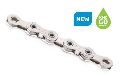 KMC X12L Go Waxed Kjede Sølv 12-Delt, 126 ledd, 5.2mm