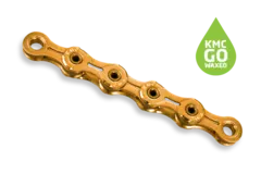 KMC X11SL Ti-N Go Waxed Kjede Gull 11-Delt, 118 ledd, 5.65mm
