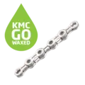 KMC X11EL Go Waxed Kjede Sølv 11-Delt, 118 ledd, 5.65mm
